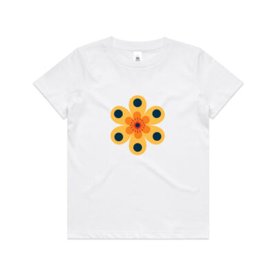 Kids Yellow Flower T Shirt Thumbnail